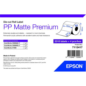 Epson PP Matte Label Prem Die-Cut Roll 102X51m