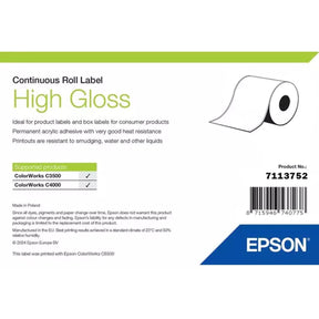 Epson High Gloss Label Continuous Roll 76mm X