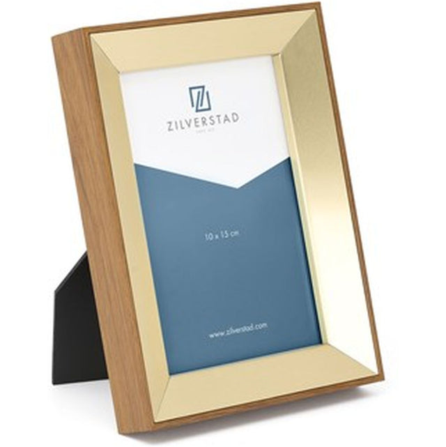 Zilverstad Photo Frame Marseille 10x15 cm Houtlook w/ Gold