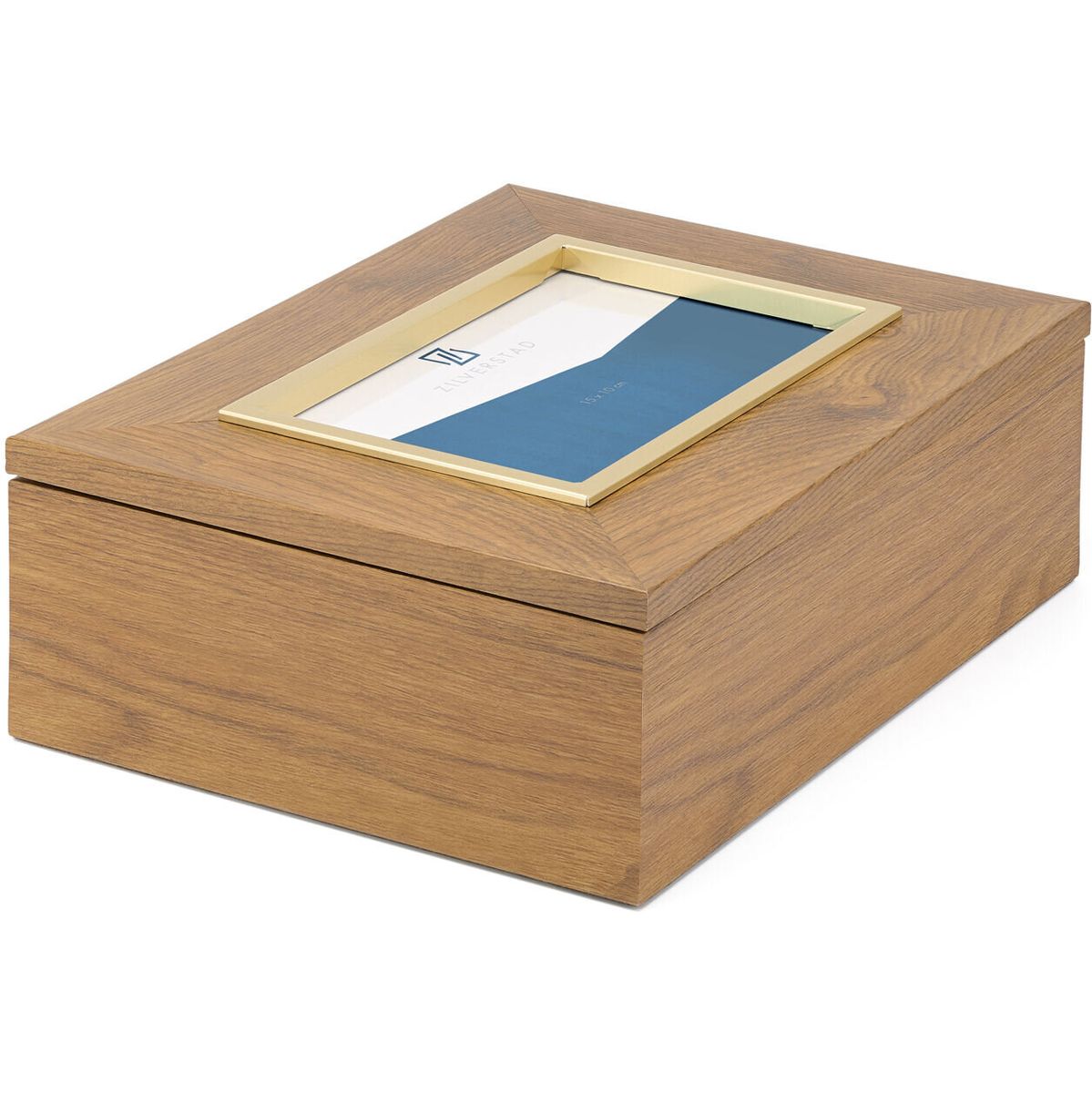 Zilverstad Photo Box Marseille 15x10 cm Houtlook w/ Gold - image 5 of 5