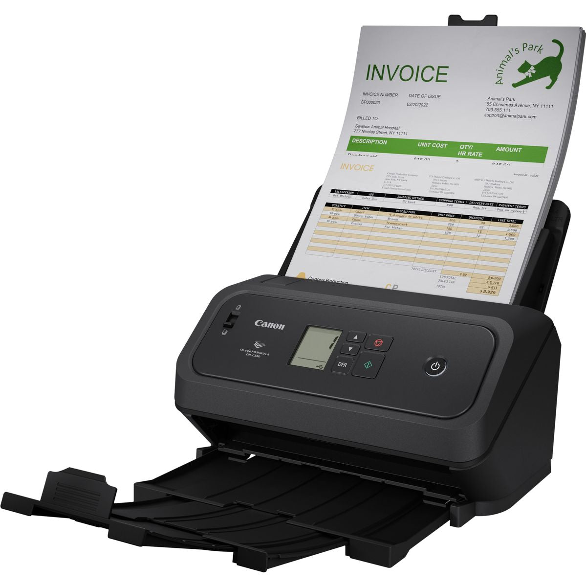 Canon DR-C340 Document Scanner 600DPI Scanning