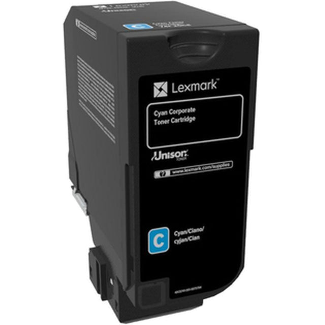 Lexmark 3K Cyan Corporate Toner Cartridge (CS72X