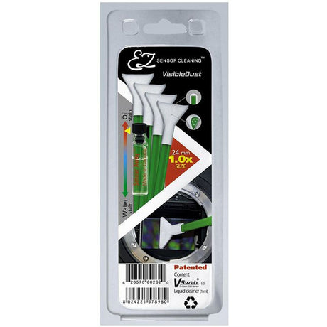 VisibleDust 4 Swabs MXD (Green) 1.0X + Smear Away 1ml