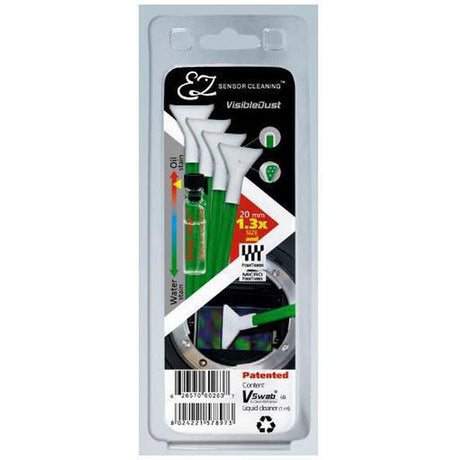 VisibleDust 4 Swabs MXD (Green) 1.3X + Smear Away 1ml