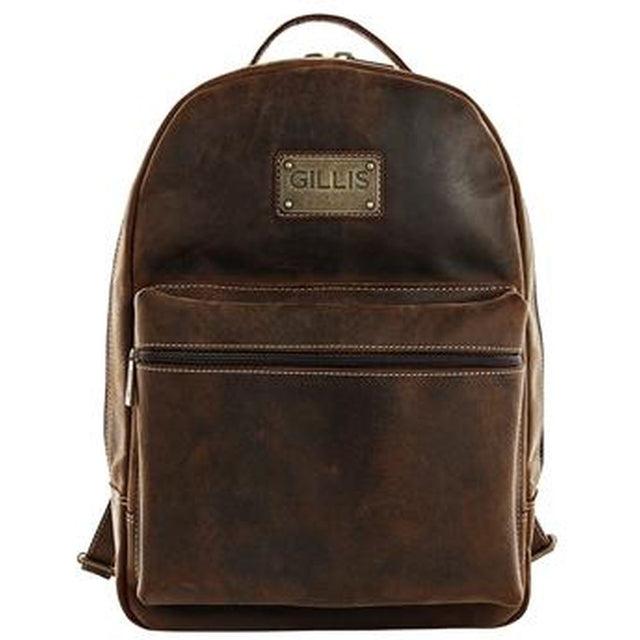 Gillis London Trafalgar Leather Photo Backpack I Vint BRWN