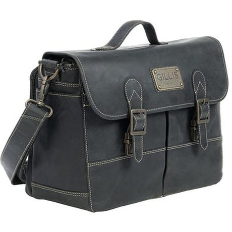Gillis London Trafalgar Leather Bag Attaché Vintage Black