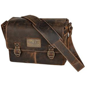 Gillis London TRFLGR Leather Photo Shoulder Bag Vint BRWN
