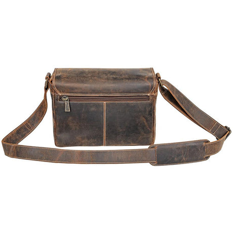 Gillis London TRFLGR Leather Photo Shoulder Bag Vint BRWN - image 3 of 5
