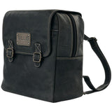 Gillis London Trafalgar Knapsack Leather Vintage Black - image 2 of 5