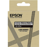 Epson Matte Clear/Black 12mm LK-4TBJ - image 2 of 2