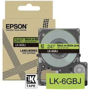 Epson Matte Green/Black 18mm LK-5GBJ