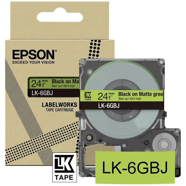 Epson Matte Green/Black 18mm LK-5GBJ