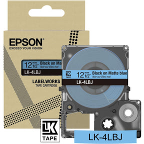 Epson Matte Blue/Black 12mm LK-4LBJ