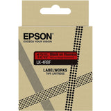 Epson Fluorescent Red/Black 12mm LK-4RBF - image 2 of 2