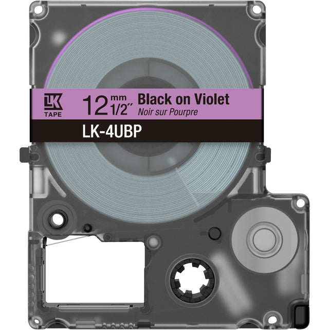 Epson Purple/Black 12mm LK-4UBP