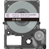 Epson Soft Purple/Grey 12mm LK-4UAS