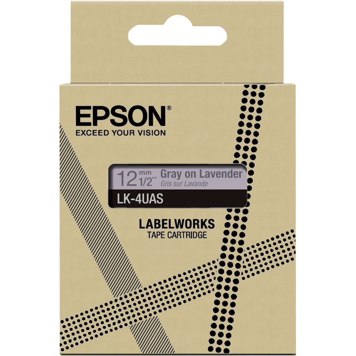 Epson Soft Purple/Grey 12mm LK-4UAS - image 2 of 2