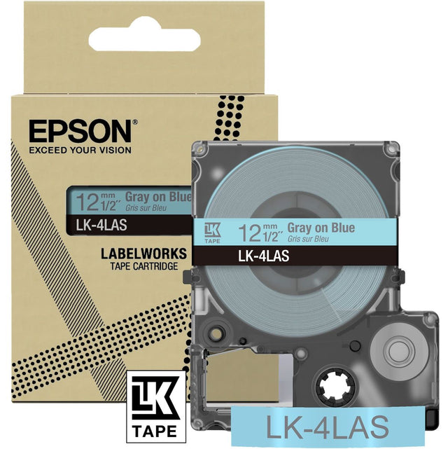 Epson Soft Blue/Grey 12mm LK-4LAS