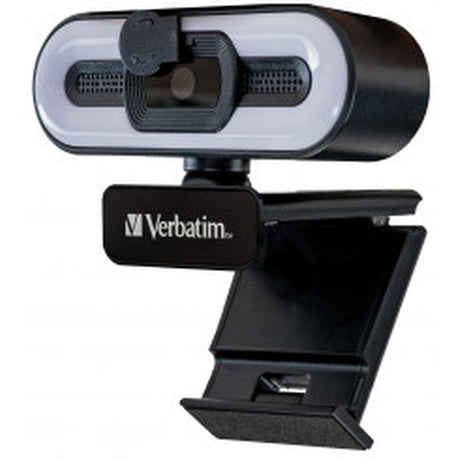 Verbatim AWC-02 Full HD 1080p Autofocus Webcam w/ Microphone And Light