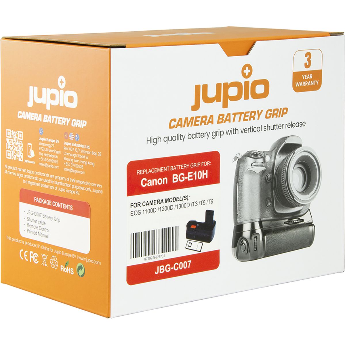 Jupio BatteryGrip Canon 1100D/1200D No Remote - image 5 of 5