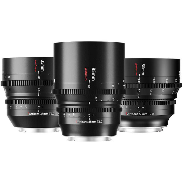 7Artisans Cine Kit 35+50+85mm T2.0 - Nikon Z-Mount