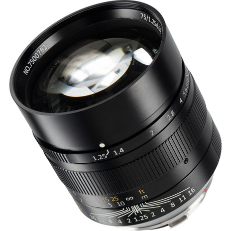 7Artisans 75mm f/1.25 MkII-Leica M-Mount - Black - image 2 of 2