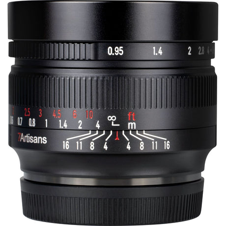 7Artisans 50mm f/0.95 Fuji X-Mount | APS-C Black