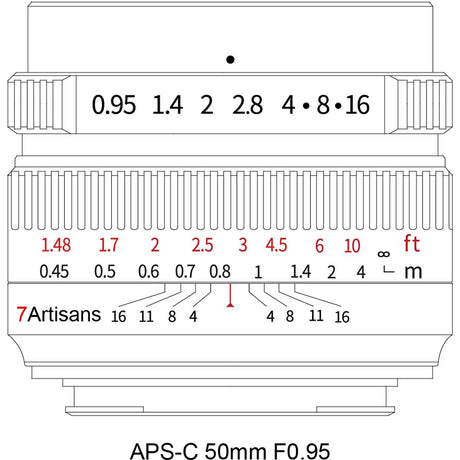 7Artisans 50mm f/0.95 Fuji X-Mount | APS-C Black - image 5 of 5