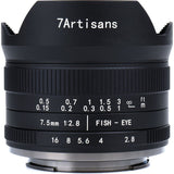 7Artisans 7.5mm f/2.8 MkII MFT (Pana/Olympus) | FourThirds
