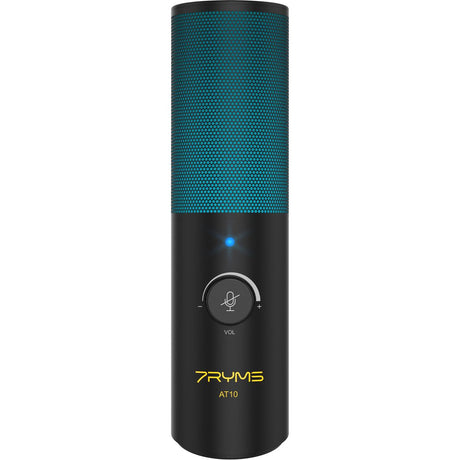 7Ryms AT10 USB Microphone w/ RGB Black