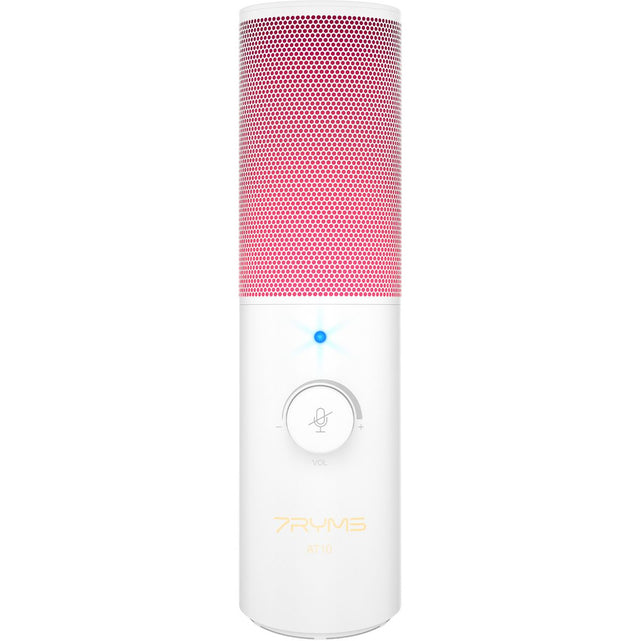7Ryms AT10 USB Microphone w/ RGB White