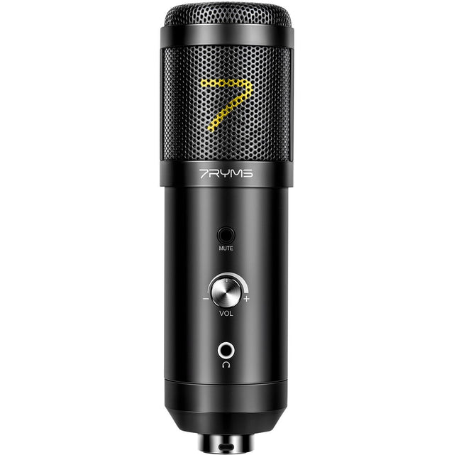 7Ryms AU01-K2 USB Microphone Kit w/ Table Stand + Pop Filter