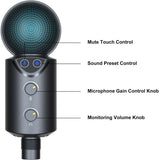 7Ryms AU02-K1 USB Microphone RGB Kit w/ Table Stand - image 2 of 2