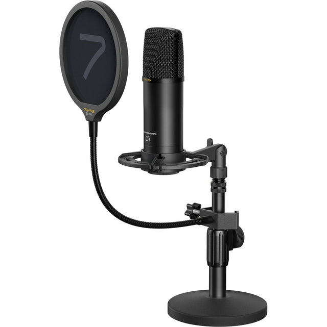 7Ryms AX100D XLR Condenser Microphone Kit w/ Desktop Stand