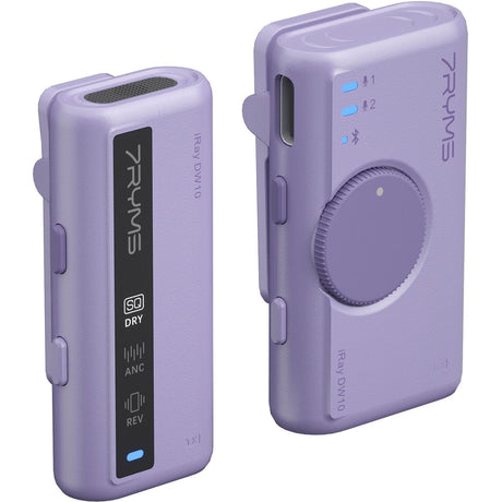 7Ryms iRay DW10 Wireless Microphone w/ 1 Transmitter Purple
