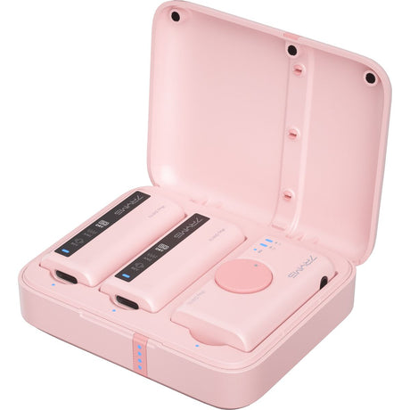 7Ryms iRay DW10 Wireless Microphone 2 Transmitters + Case Pink - image 2 of 2