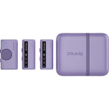 7Ryms iRay DW10 Wireless Microphone 2 Transmitters + Case Purple