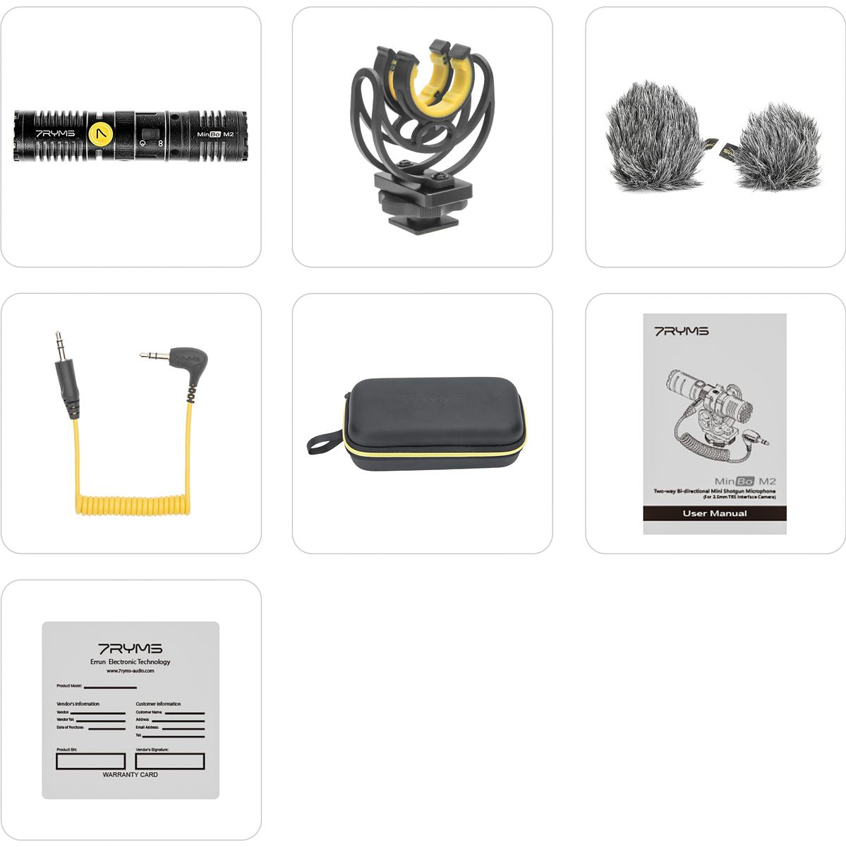 7Ryms MinBo M2 Two-way Shotgun Microphone Bi-directional - image 2 of 2