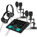 7Ryms Podcast Kit Duo - Caster 2X Microphone 2X Headphone