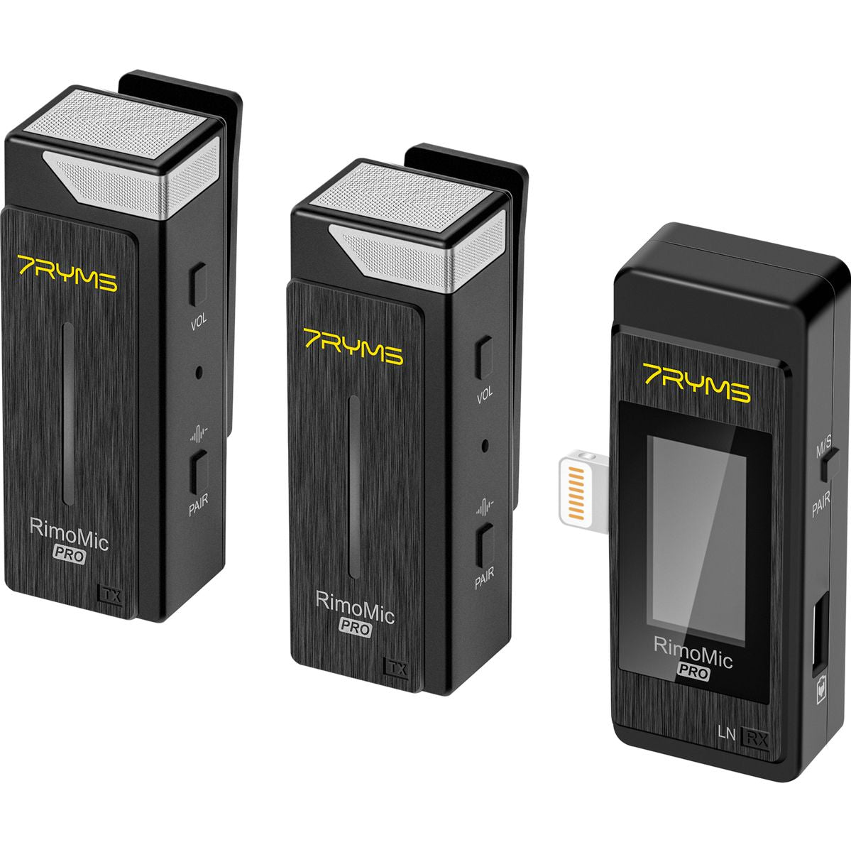 7Ryms Rimomic Pro Wireless Microphone w/ Lightning Black