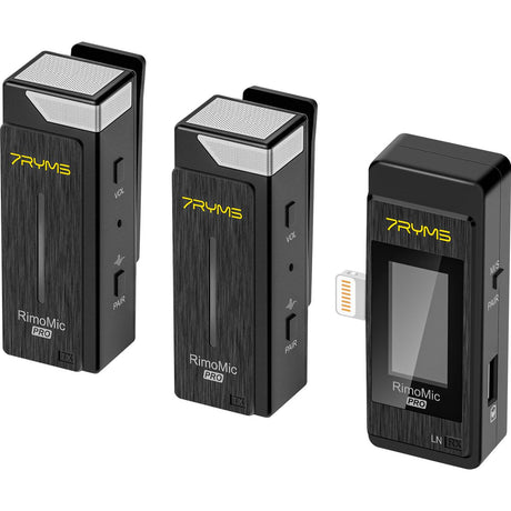 7Ryms Rimomic Pro Wireless Microphone w/ Lightning Black