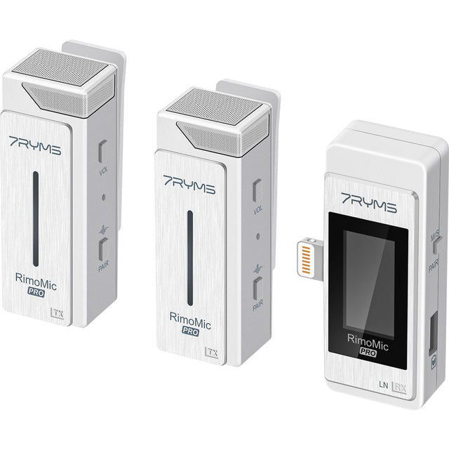7Ryms Rimomic Pro Wireless Microphone w/ Lightning White