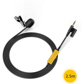 7Ryms S.LAV 01 Lavalier Microphone 3.5mm w/ Monitoring 2.5m.