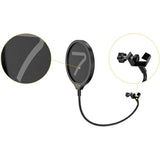 7Ryms SR-PF-L 360° Adjustable Microphone Pop Filter Large - image 2 of 2