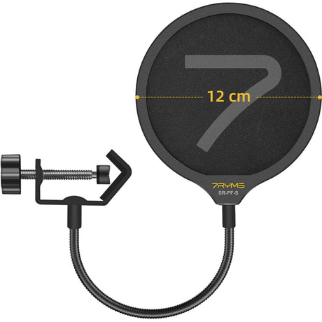 7Ryms SR-PF-S 360° Adjustable Microphone Pop Filter Small