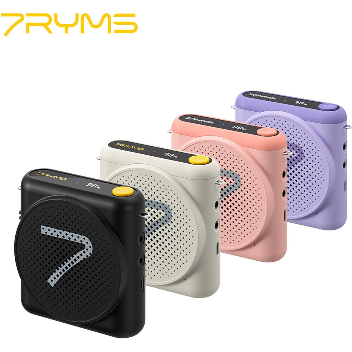 7Ryms WA1 Presentatie-Speaker w/ Wireless Headset - Pink - image 4 of 5