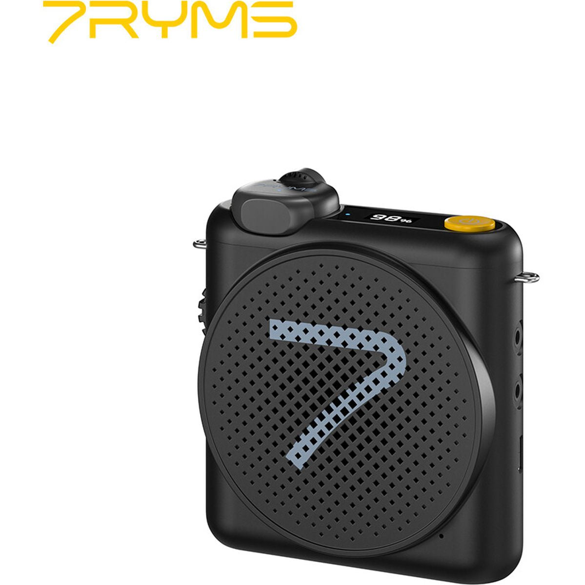 7Ryms WA2 Presentatie-Speaker w/ Wireless Microphone Black