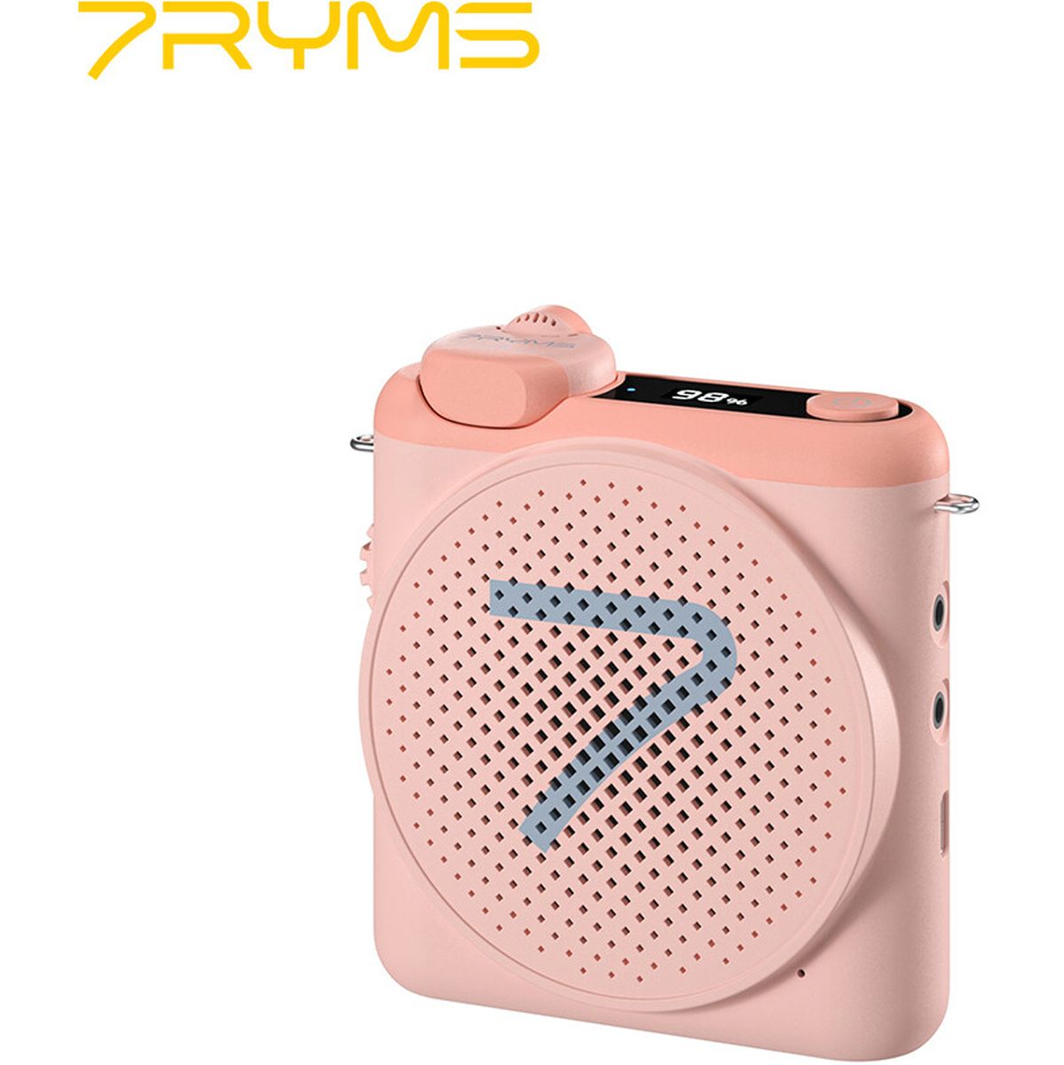 7Ryms WA2 Presentatie-Speaker w/ Wireless Microphone Pink