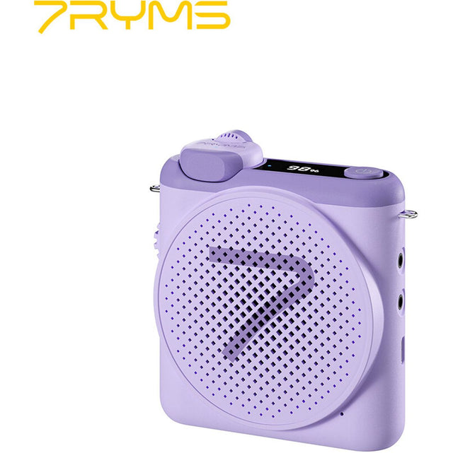 7Ryms WA2 Presentatie-Speaker w/ Wireless Microphone Purple