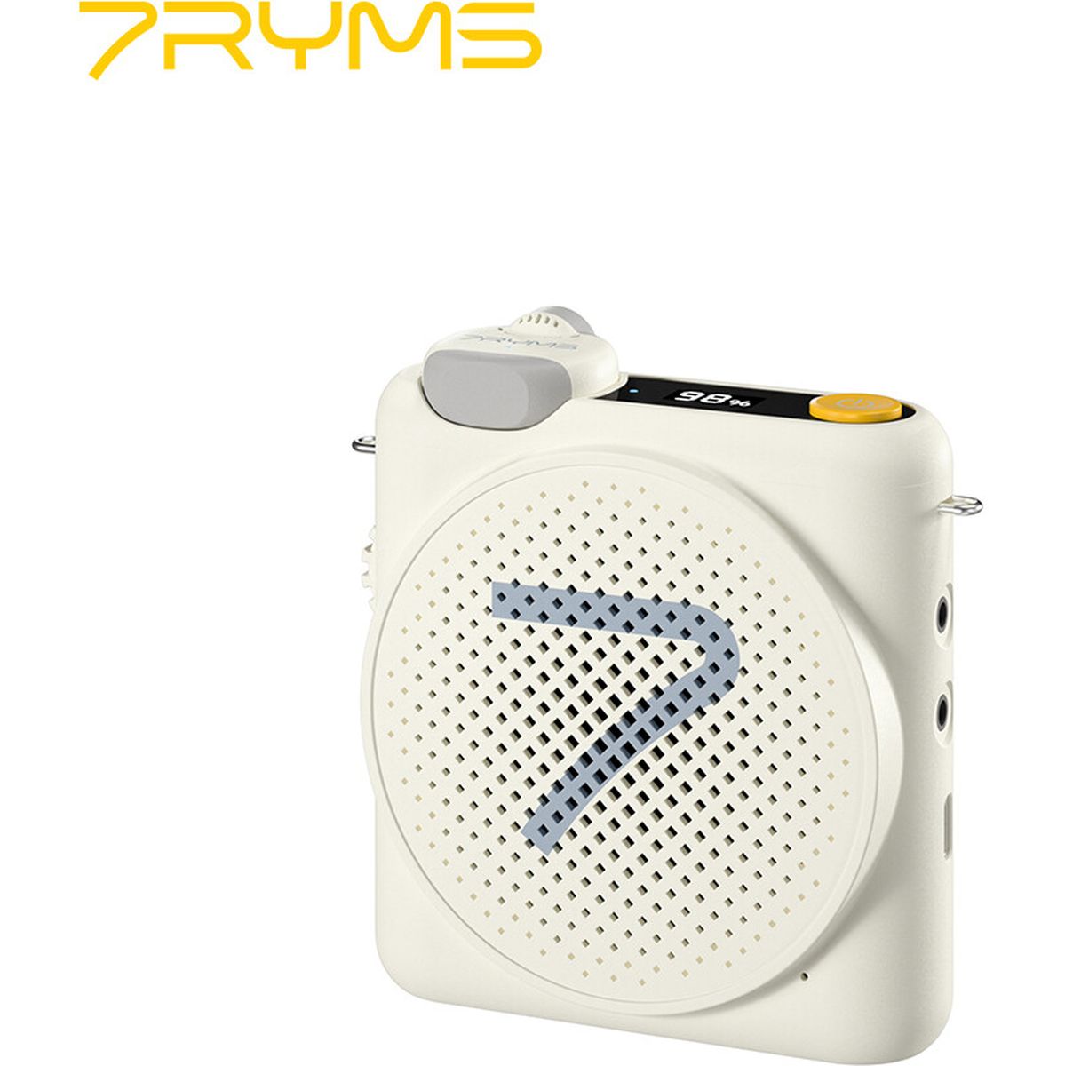 7Ryms WA2 Presentatie-Speaker w/ Wireless Microphone White